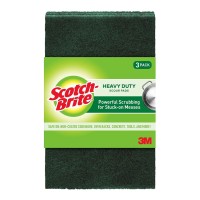 Scotch-Brite Heavy Duty Scouring Pad, Pack of 3